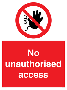 No unauthorised access